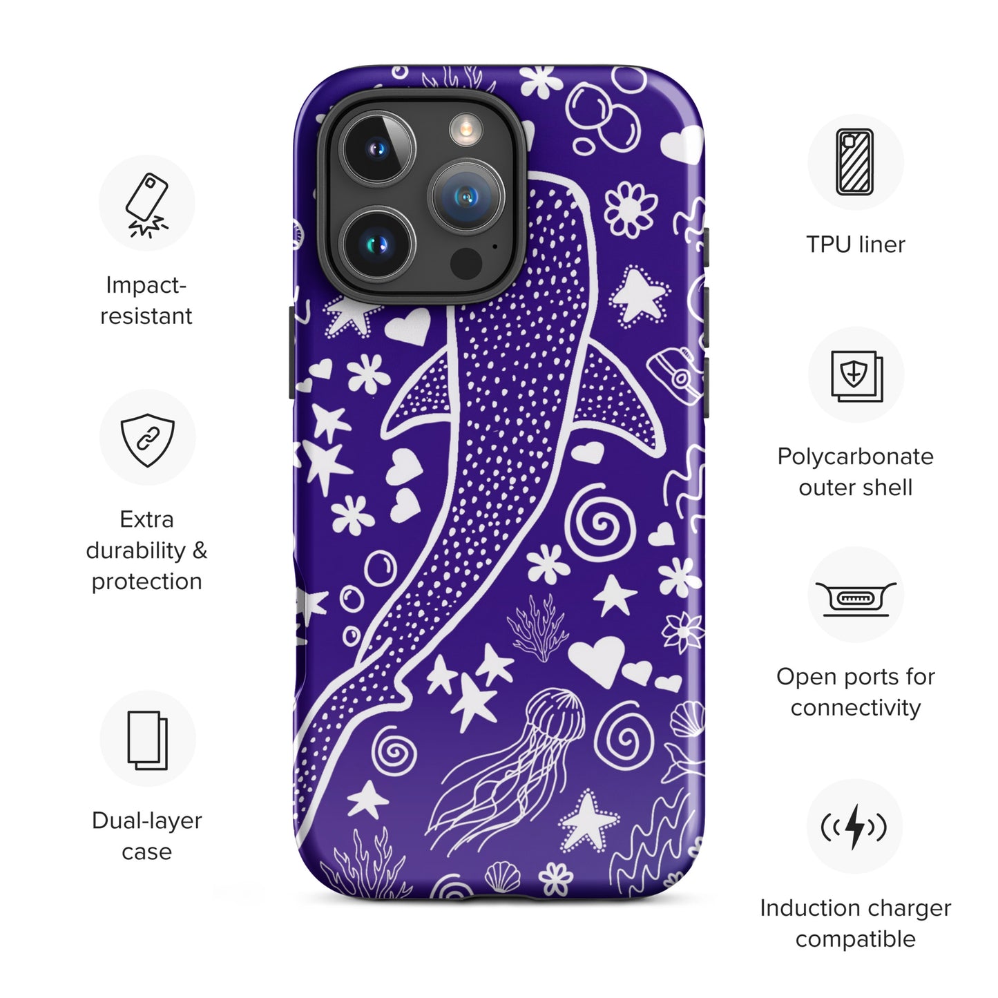 In The Sea iPhone Case