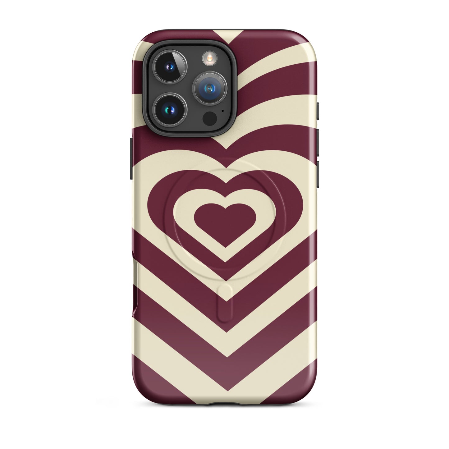 Burgundy Love Magsafe iPhone Case