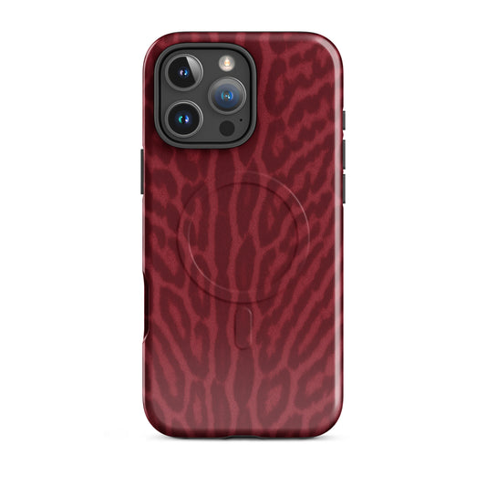 Ruby Leopard Magsafe iPhone Case