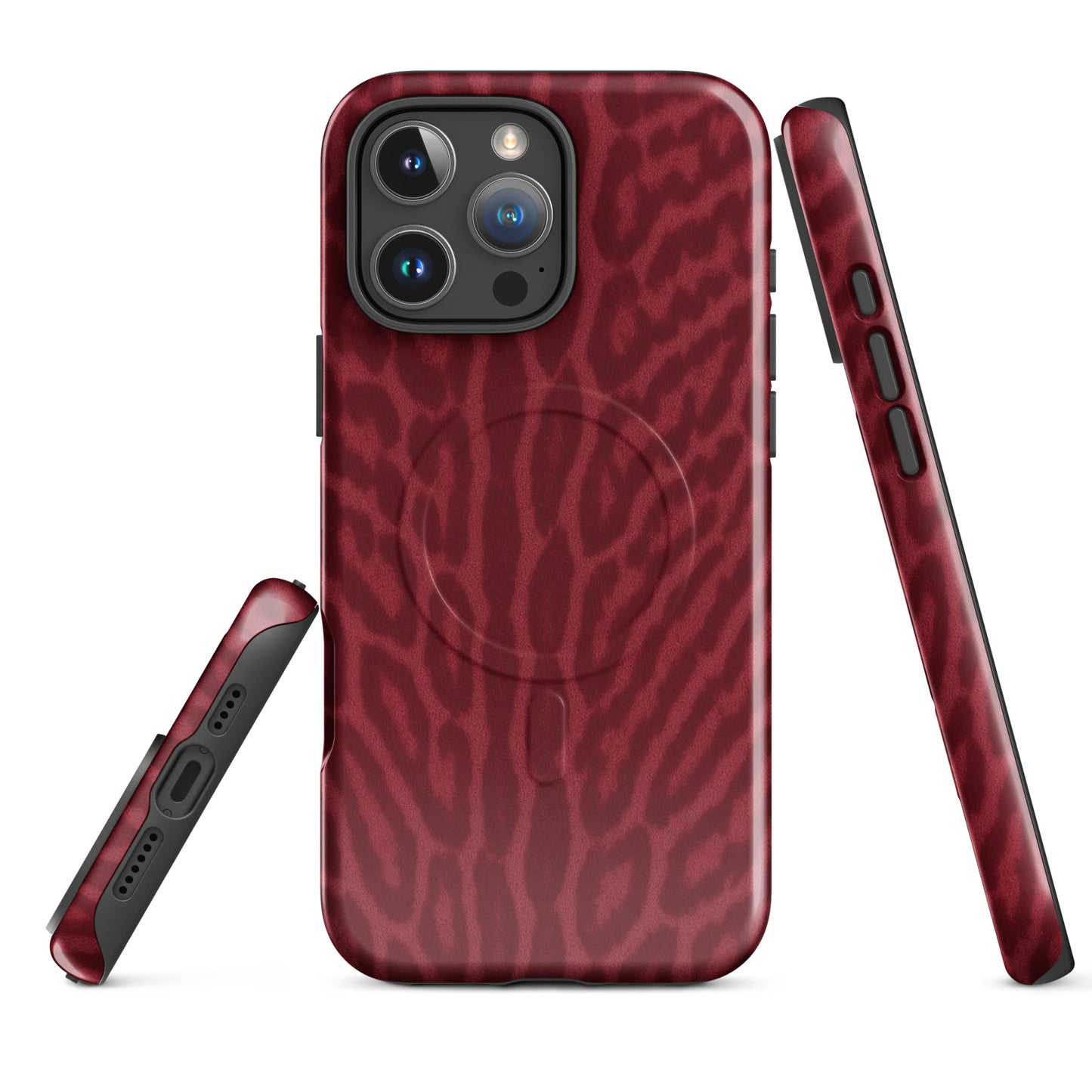 Ruby Leopard Magsafe iPhone Case