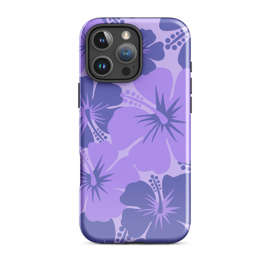 Purple Hibiscus iPhone Case
