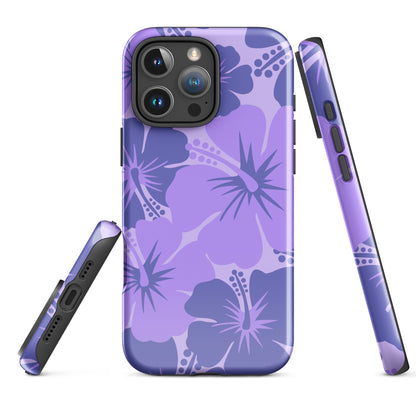 Purple Hibiscus iPhone Case