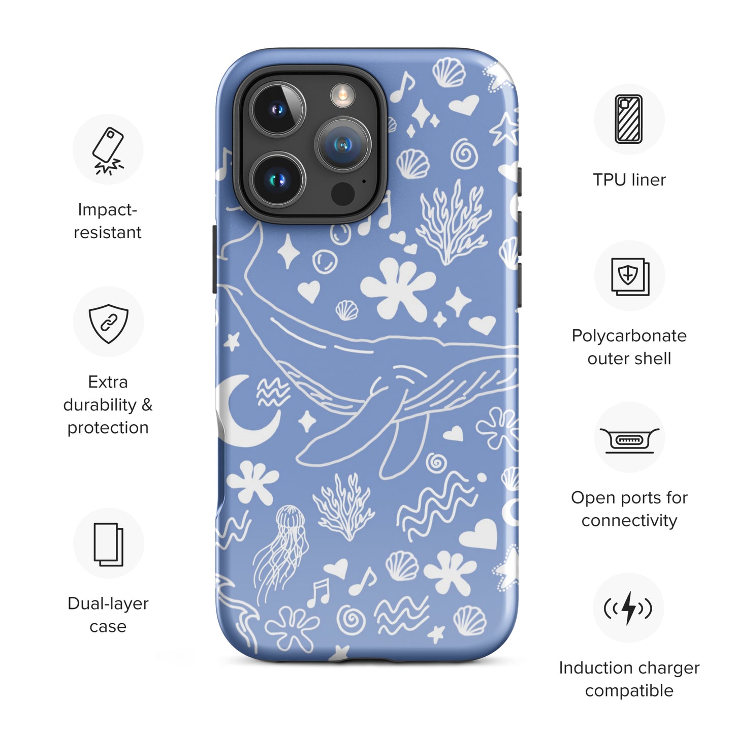 Whale Song iPhone Case