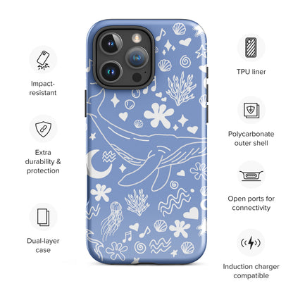 Whale Song iPhone Case