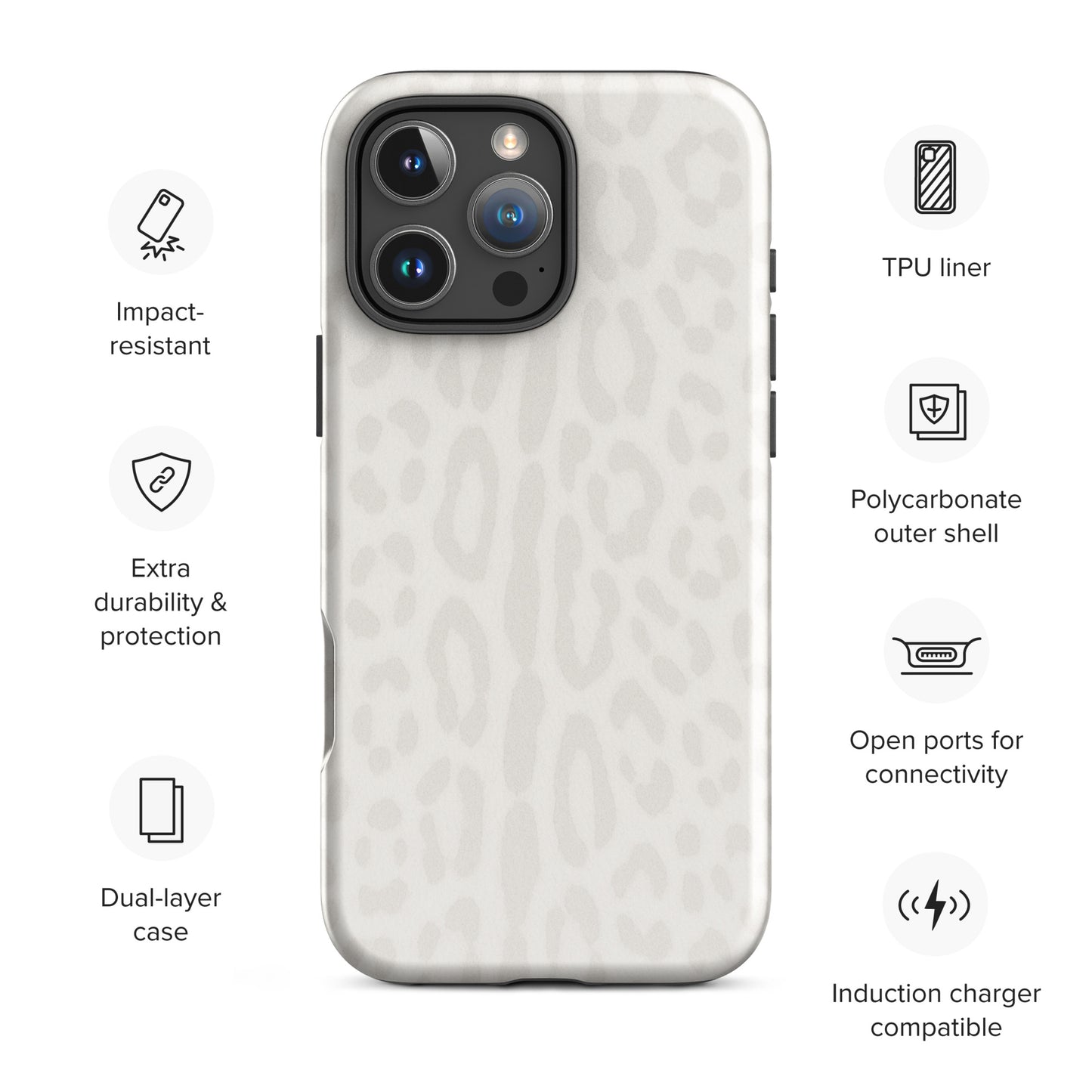 Snow Leopard iPhone Case