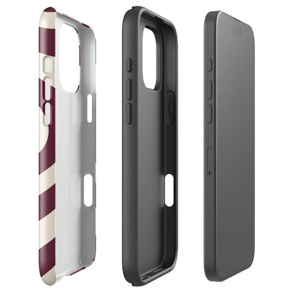 Burgundy Love iPhone Case
