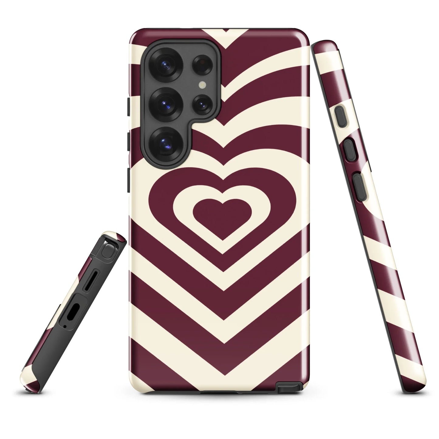 Burgundy Love Samsung Case